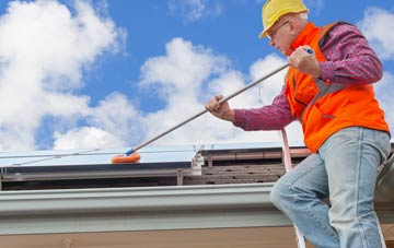 Runnington soft wash roof cleaning